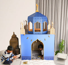 Charming Blue Cardboard Playmosque - Hilalful