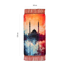 Mirrored Grand Mosque Foam Prayer Mat - Adults