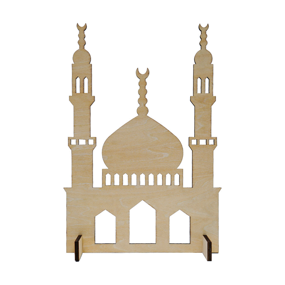 Wooden Mosque Standing Display (L)